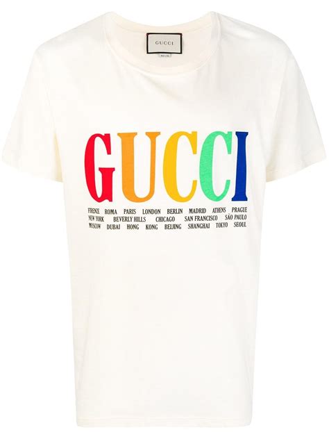 gucci rainbow cities print cotton t shirt|gucci t shirt sale.